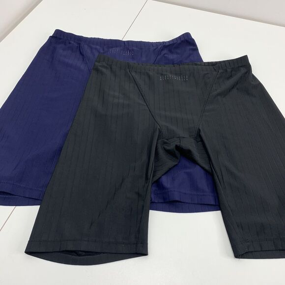 2 MY KILOMETRE Men's Jammer Swim Cycling Running Shorts Blue Black Sz XXL - Picture 1 of 4